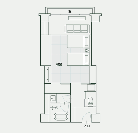 温泉内風呂付和室